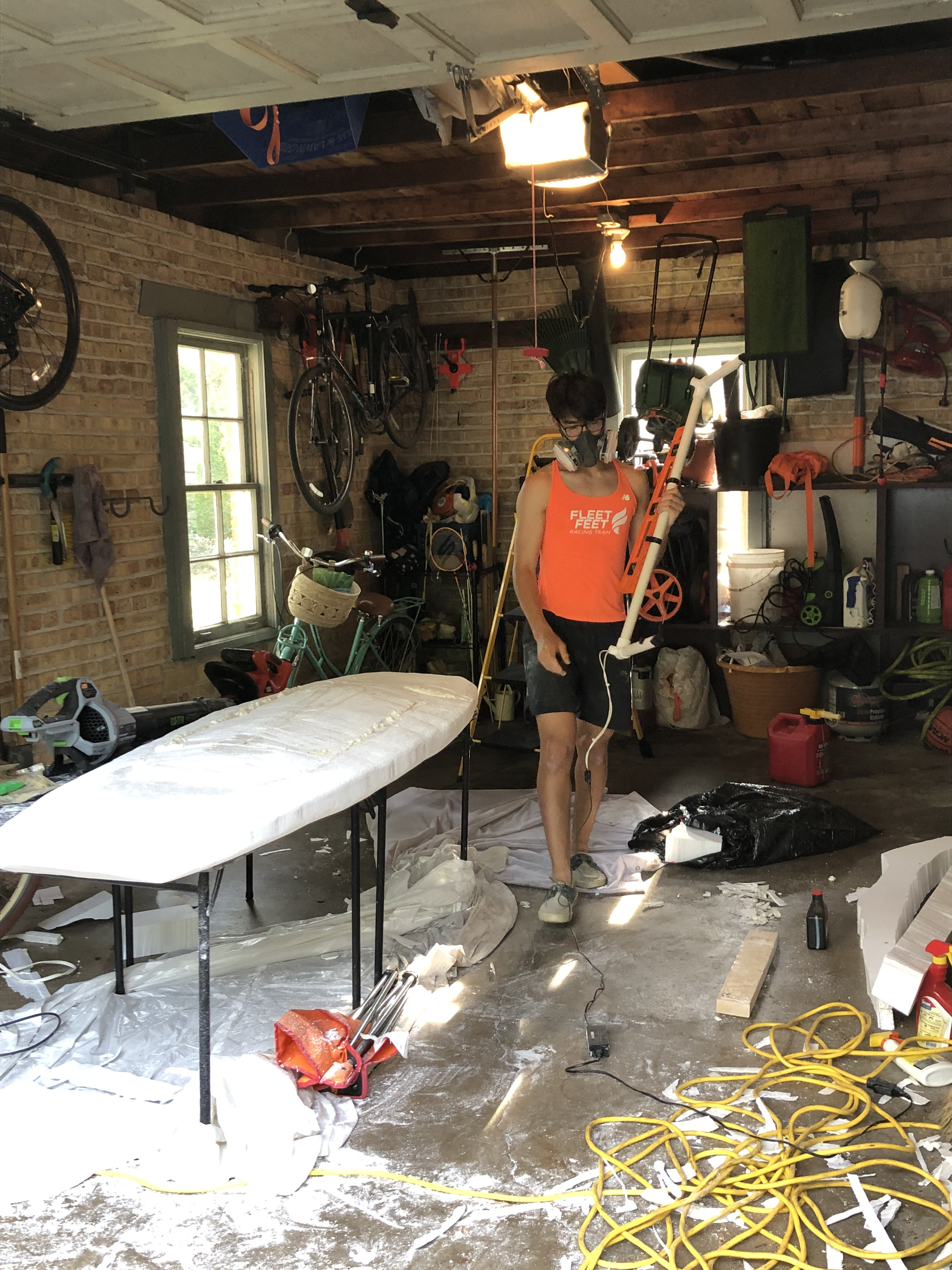 Shaping the board